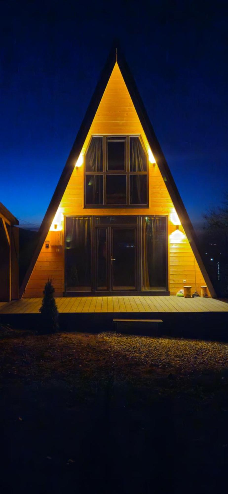 E&T-Cabin A Frame Sibiu Exteriör bild